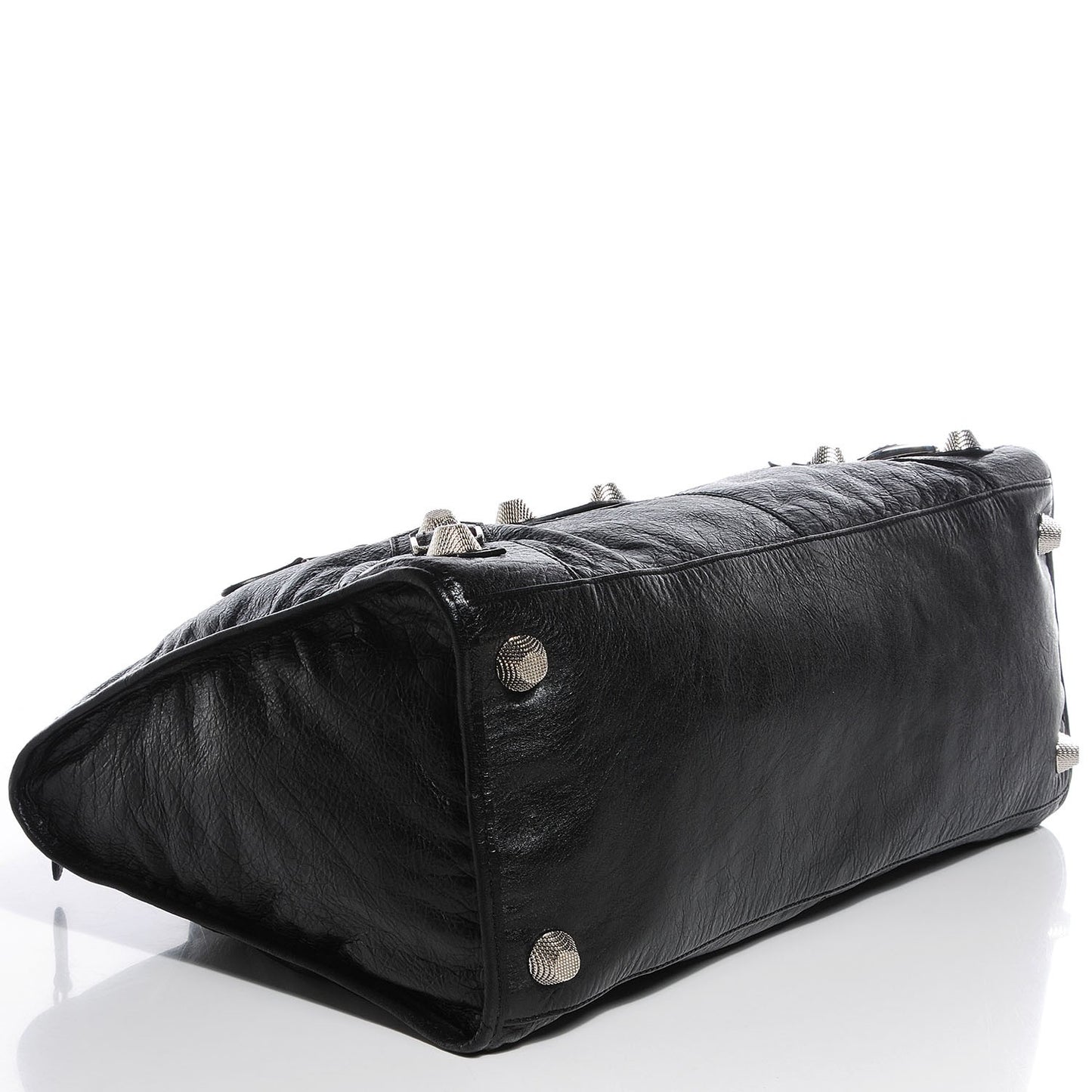 Agneau Giant 21 Silver Hardware Work Black