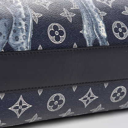 Louis Vuitton Savane Monogram Chapman Atlas Tote Ink 10 of 11