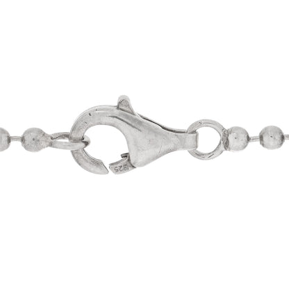 Tiffany Sterling Silver Square Cross Pendant Necklace 4 of 4