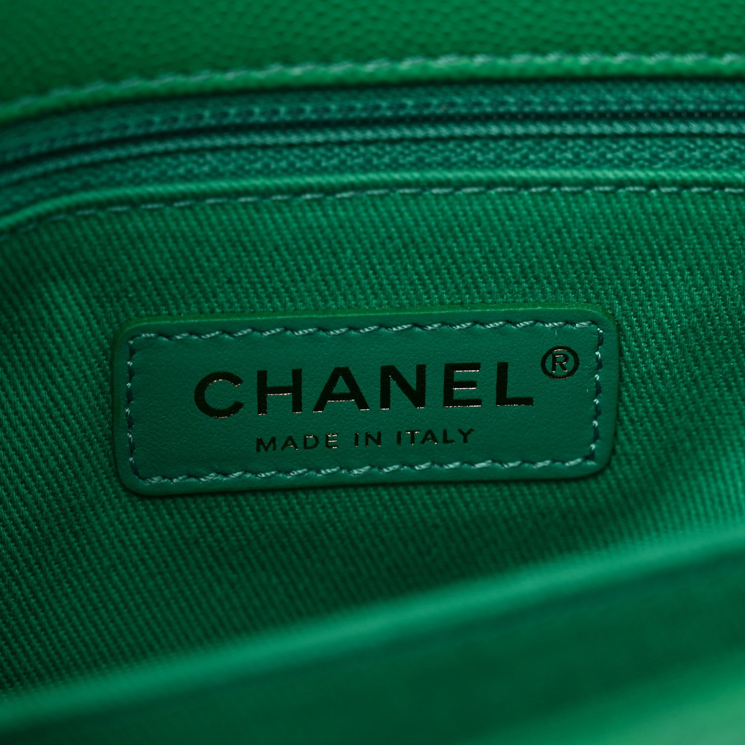 Chanel Caviar Quilted Mini Coco Handle Flap Green 7 of 10