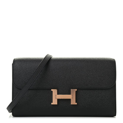 Hermes Epsom Constance Wallet To Go Black 1 of 8