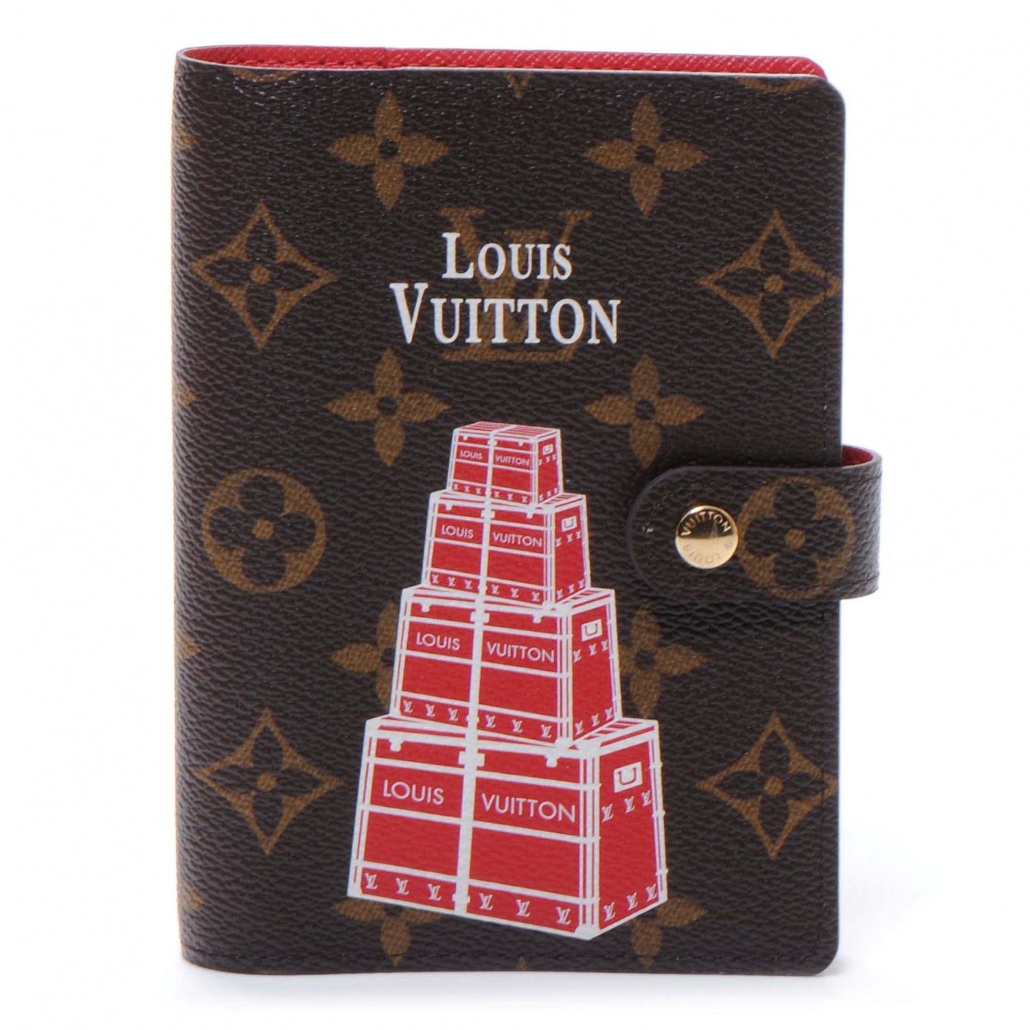 Louis Vuitton Malle Empilees Stacked Trunks Agenda PM 1 of 8