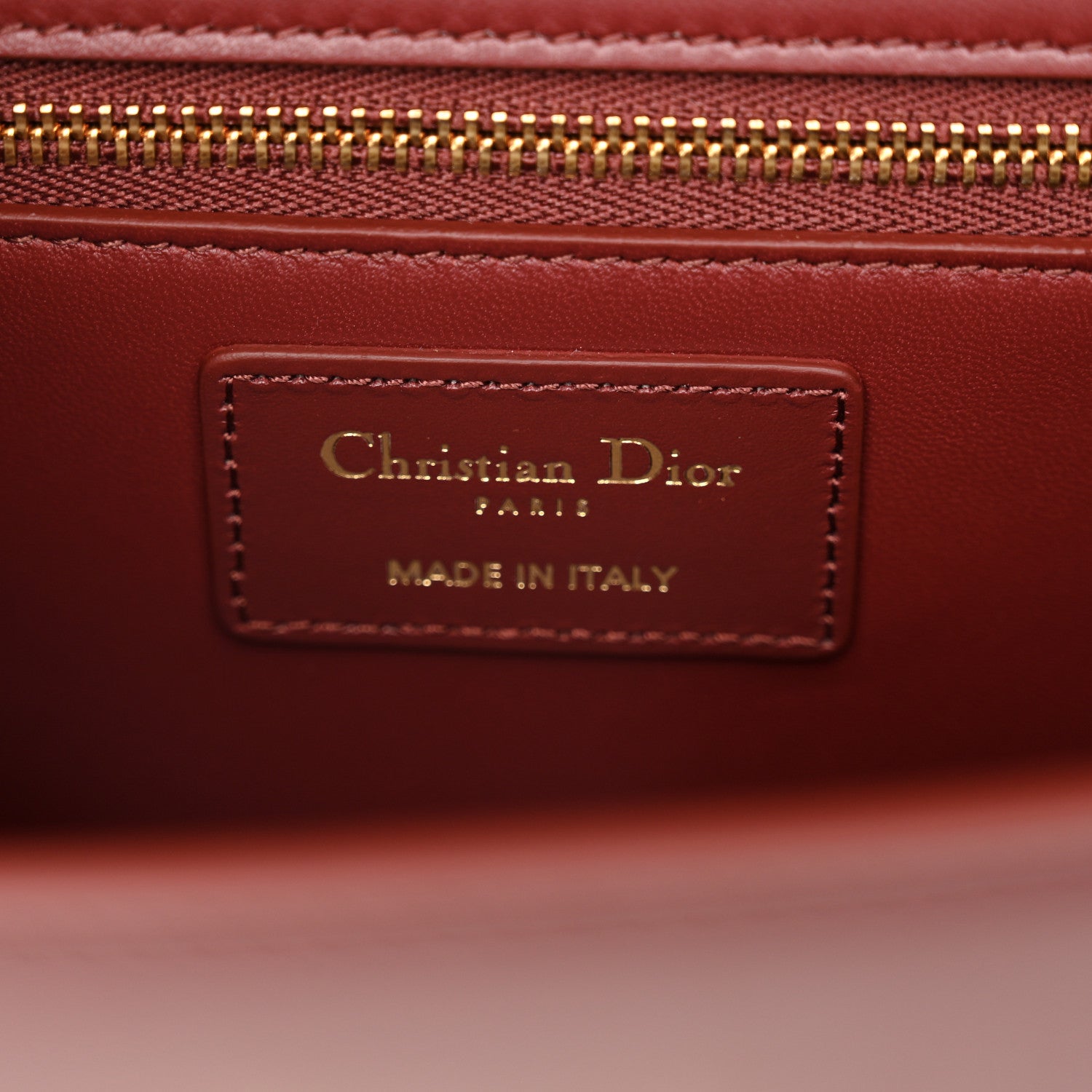 Christian Dior Smooth Calfskin 30 Montaigne Flap Bag Burgundy 6 of 11