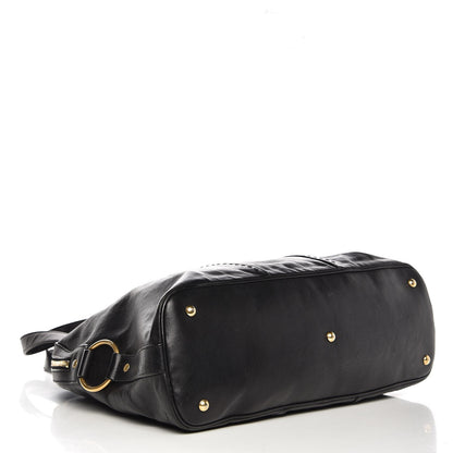 Saint Laurent Calfskin Oversized Muse Black 4 of 8