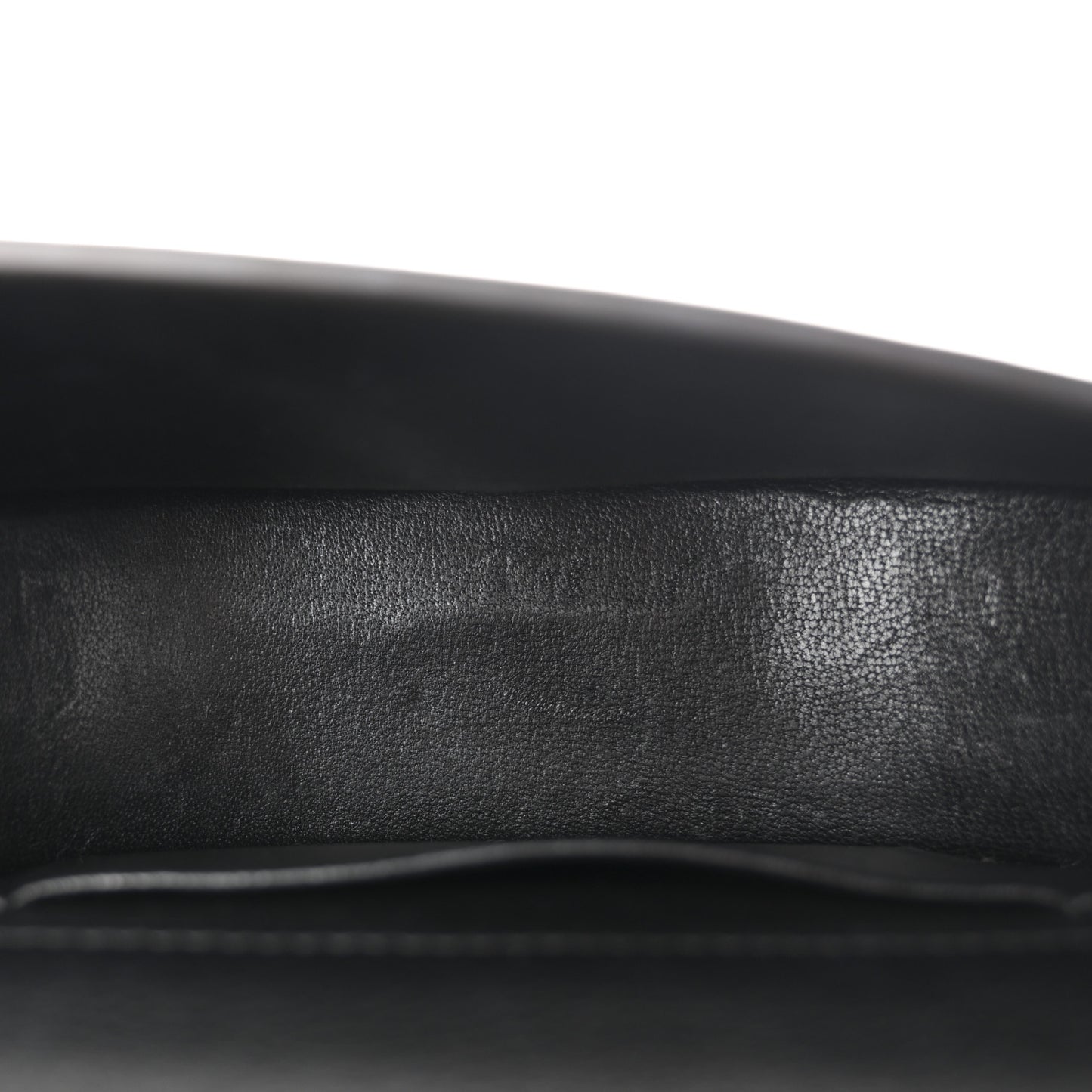Calfskin Small Nile Bracelet Minaudiere Bag Black