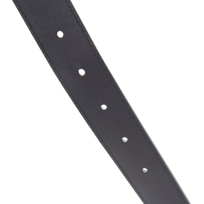 Gucci Calfskin Double G 30mm Belt 80 32 Black 4 of 5