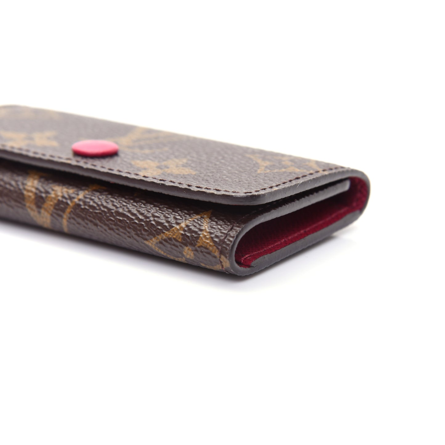Monogram 4 Key Multicles Holder Fuchsia