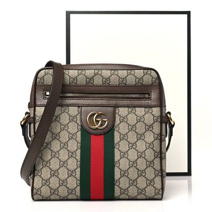 Gucci GG Supreme Monogram Web Small Ophidia Messenger Bag Brown 13 of 13