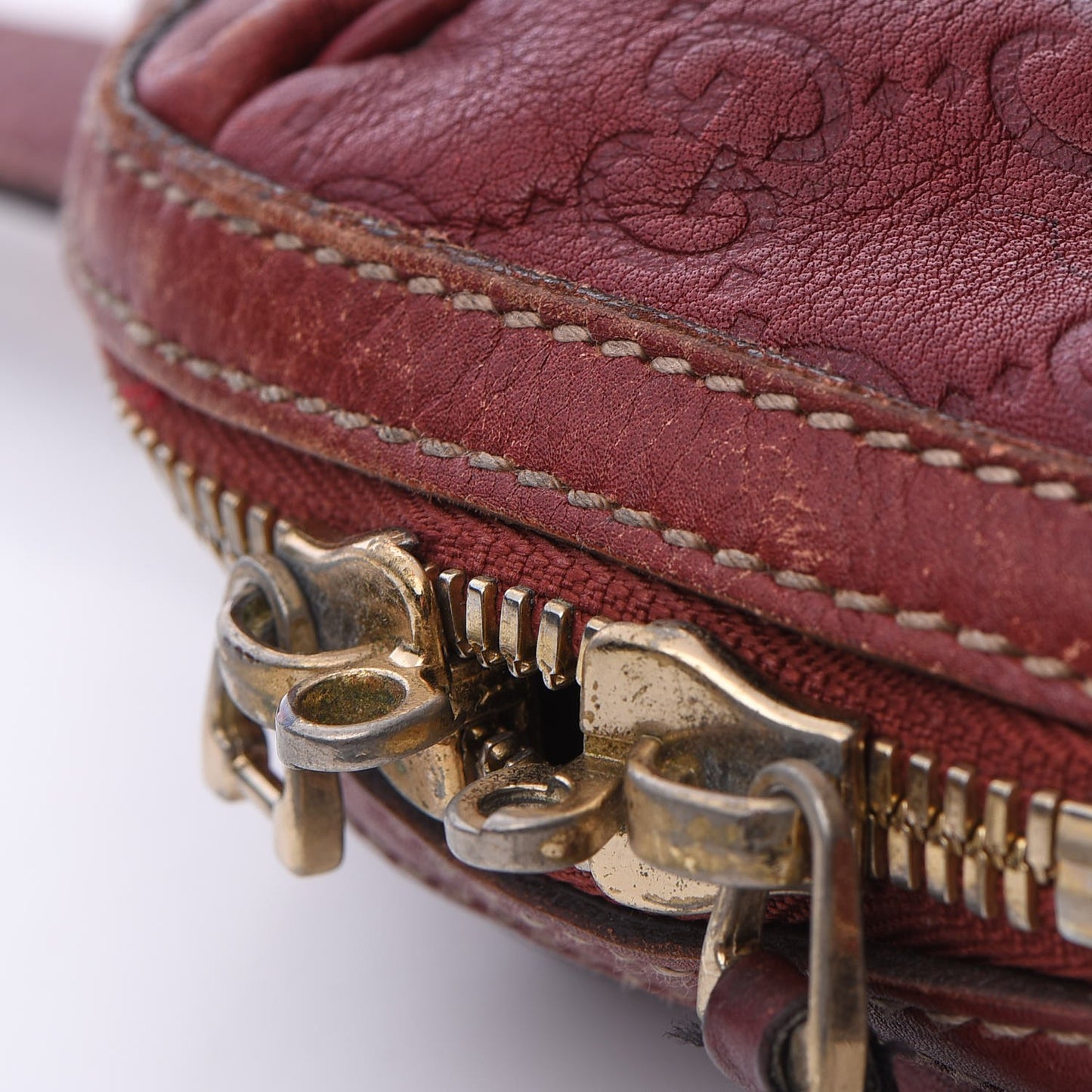 Guccissima 85th Anniversary Boston Rusty Red
