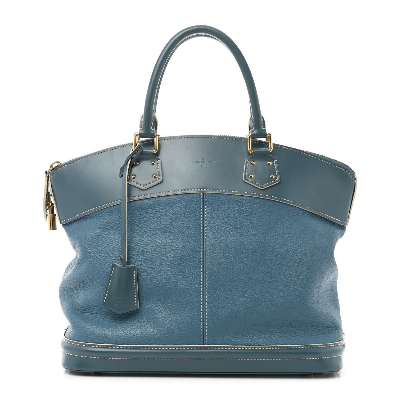 Louis Vuitton Suhali Lockit MM Blue 1 of 14