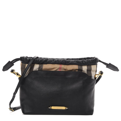 Burberry Calfskin House Check Little Crush Black 1 of 17