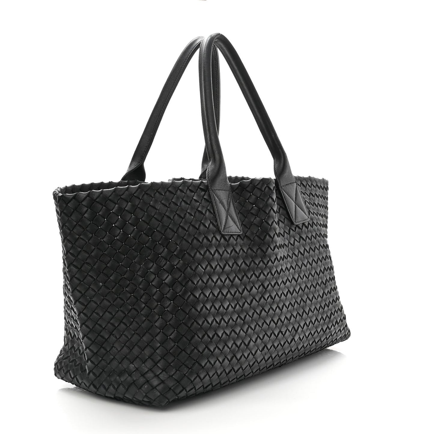 Nappa Intrecciato Medium Cabat Black