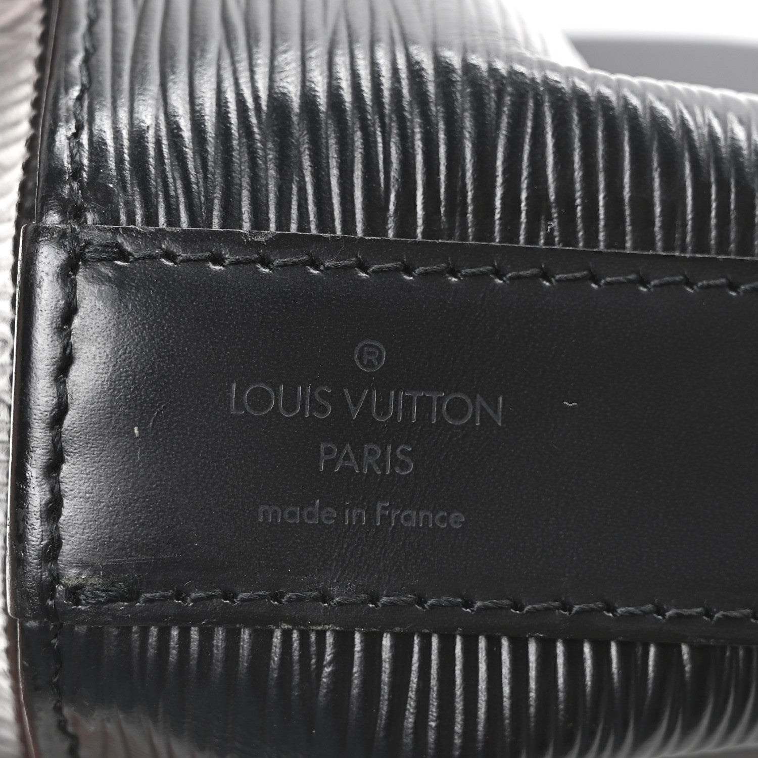 Louis Vuitton Epi Sac a Dos Drawstring Bag Black 7 of 10