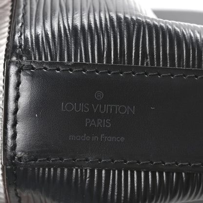 Louis Vuitton Epi Sac a Dos Drawstring Bag Black 7 of 10