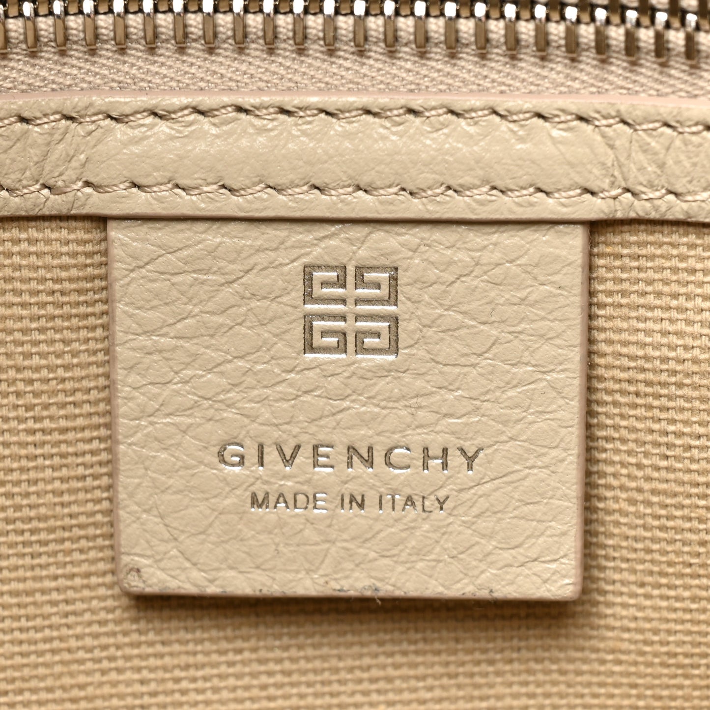 Calfskin Medium Voyou Bag Natural Beige