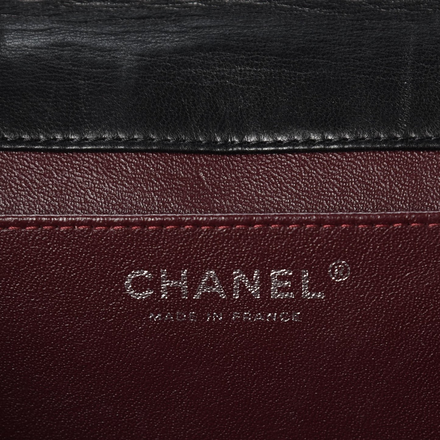 Lambskin Quilted Clutch With Chain Flap Black