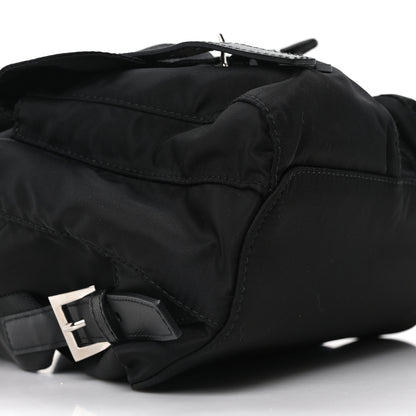 Prada Re-Nylon Vela Saffiano Small Backpack Black 8 of 9