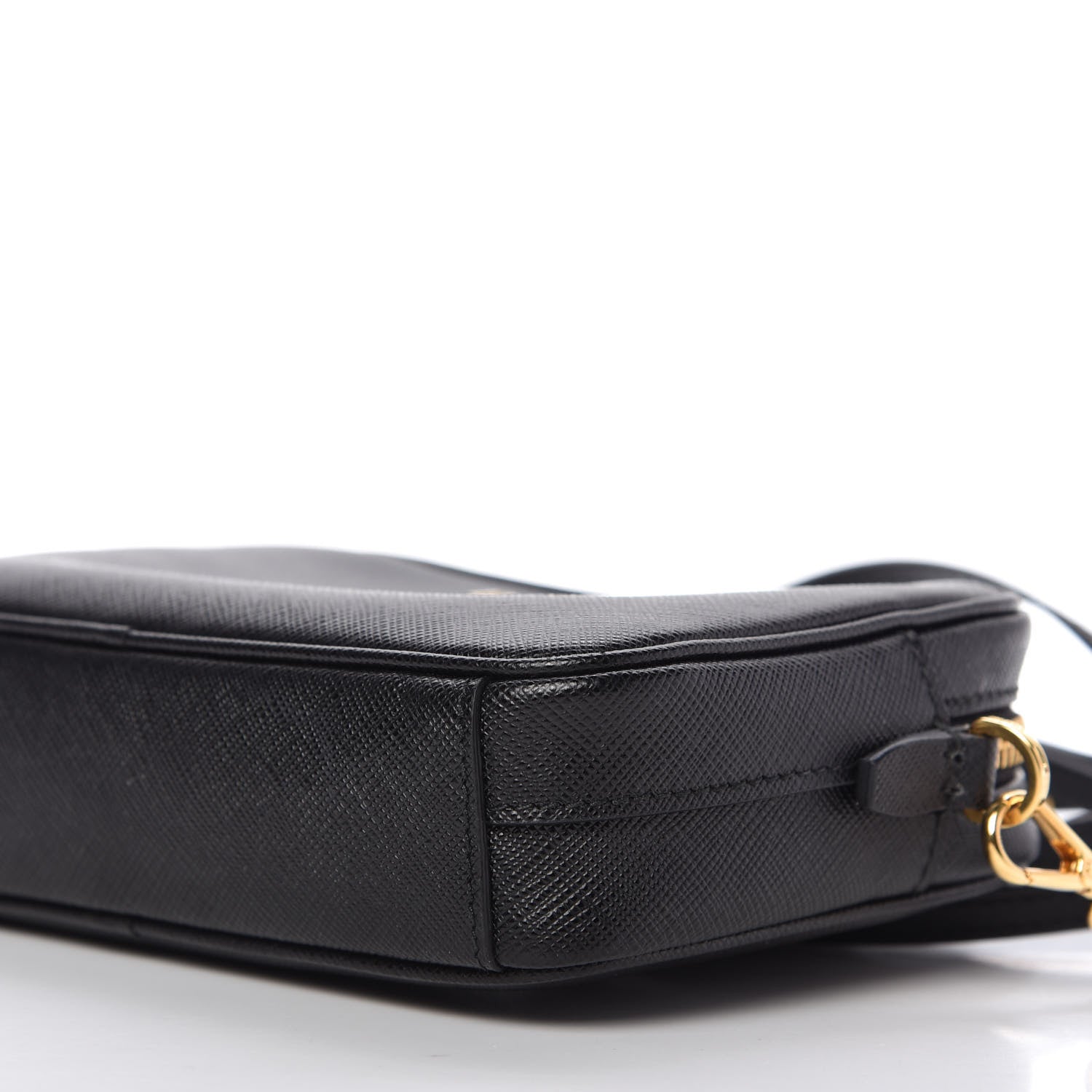 Prada Saffiano Lux Small Camera Crossbody Bag Black 7 of 10