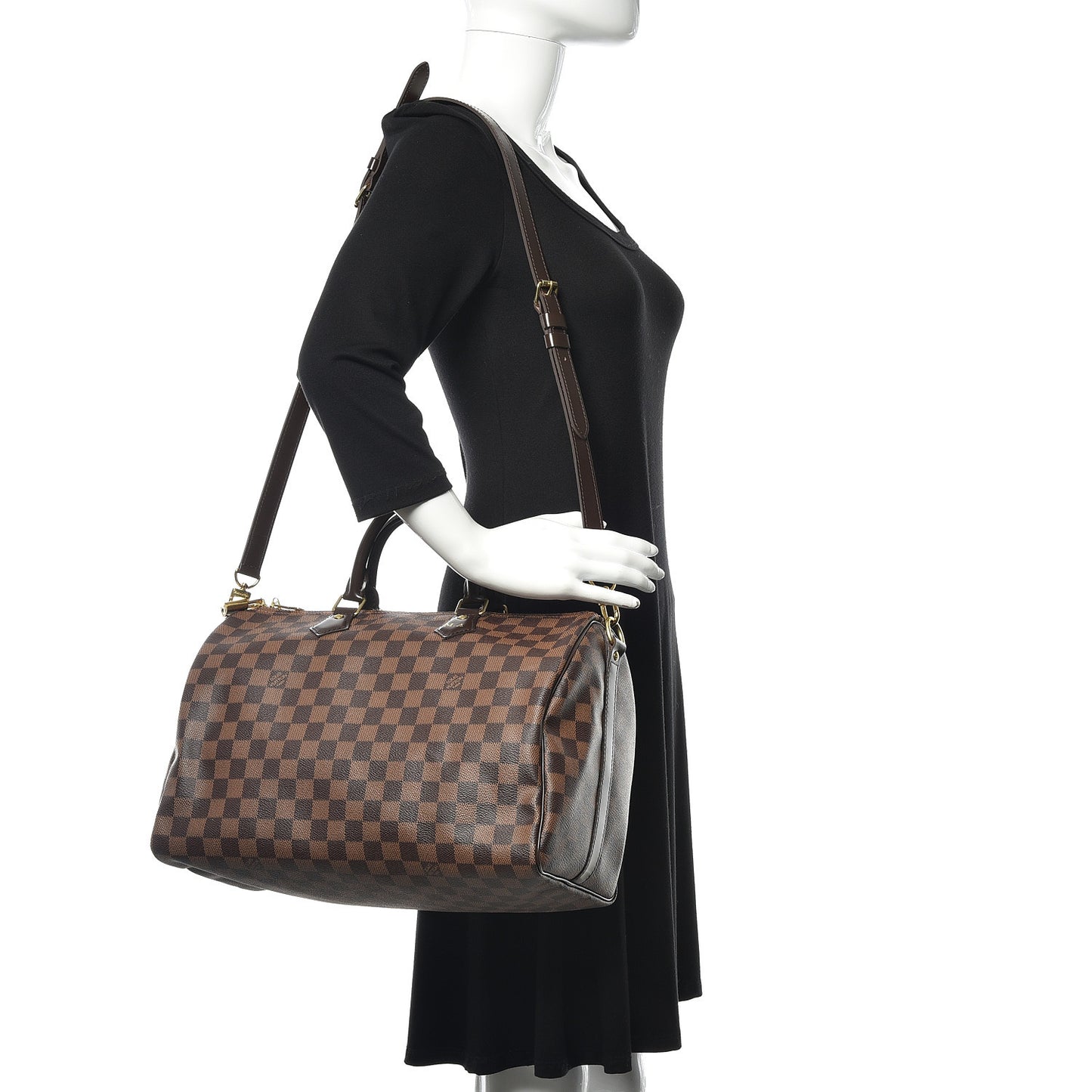 Damier Ebene Speedy Bandouliere 35