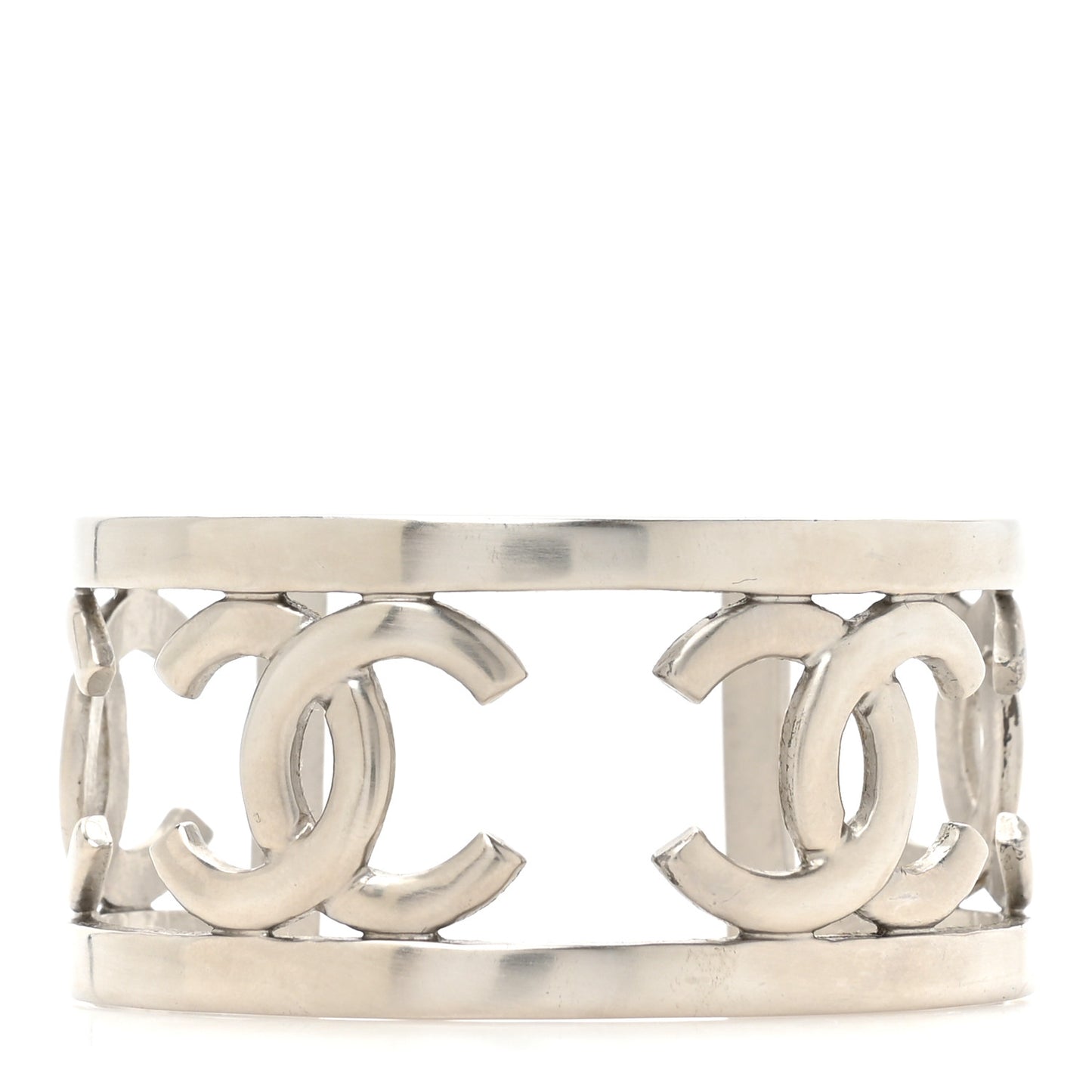 Metal Logo CC Cuff Silver
