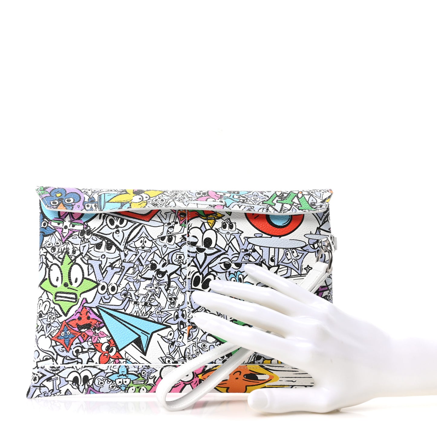 Monogram Comics Trio Envelope Pouch Multicolor
