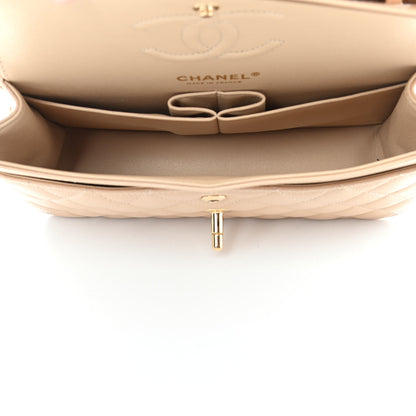 Chanel Caviar Quilted Small Double Flap Beige 5 of 10