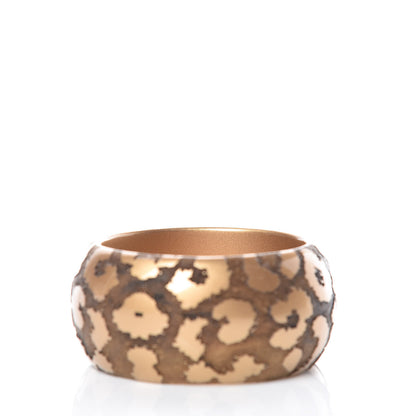 Louis Vuitton Leomonogram Wide Bracelet Gold 5 of 5