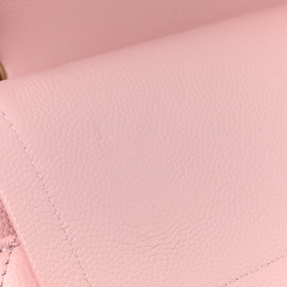 Chanel Caviar Quilted Medium Double Flap Light Pink 12 of 12