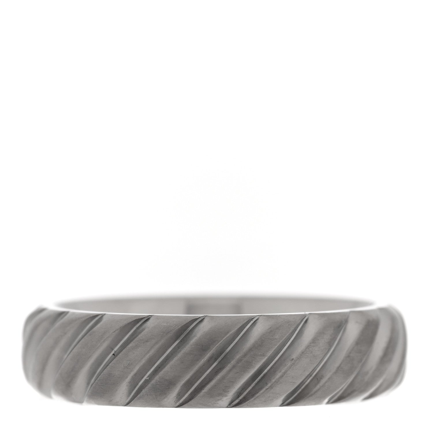 David Yurman Titanium 6mm Cable Band Ring 62 10 3 of 5