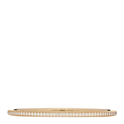 Cartier 18K Yellow Gold Diamond Etincelle de Cartier Bangle Bracelet 15 1 of 4