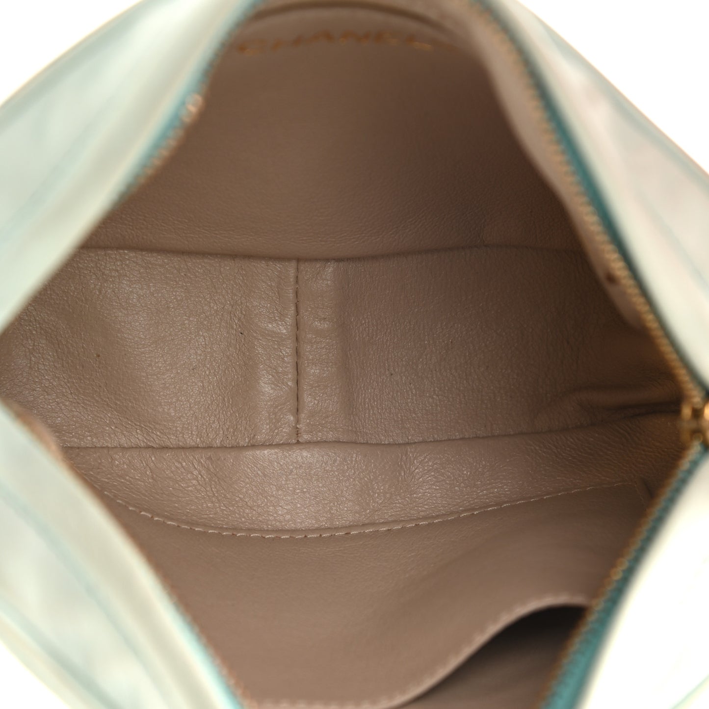 Lambskin Quilted CC Camera Case Light Blue