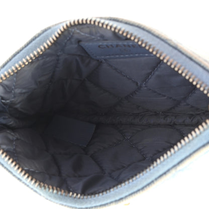 Chanel Denim Quilted Small Reissue Cosmetic Case Blue 5 of 7