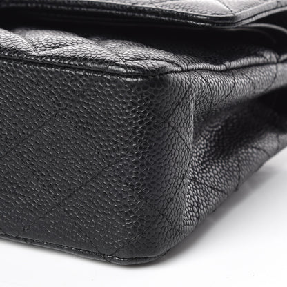 Chanel Caviar Quilted Medium Double Flap Black 6 of 9