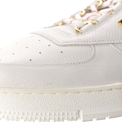 Louis Vuitton Calfskin Mens LV Trainer Sneaker 9.5 White 9 of 15