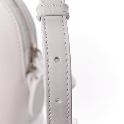 Balenciaga Calfskin Lipstick Logo XXS Ville Top Handle Bag White 10 of 10