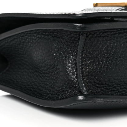 Christian Dior Grained Calfskin Dio(r)evolution Top Handle Flap Bag Black 6 of 9