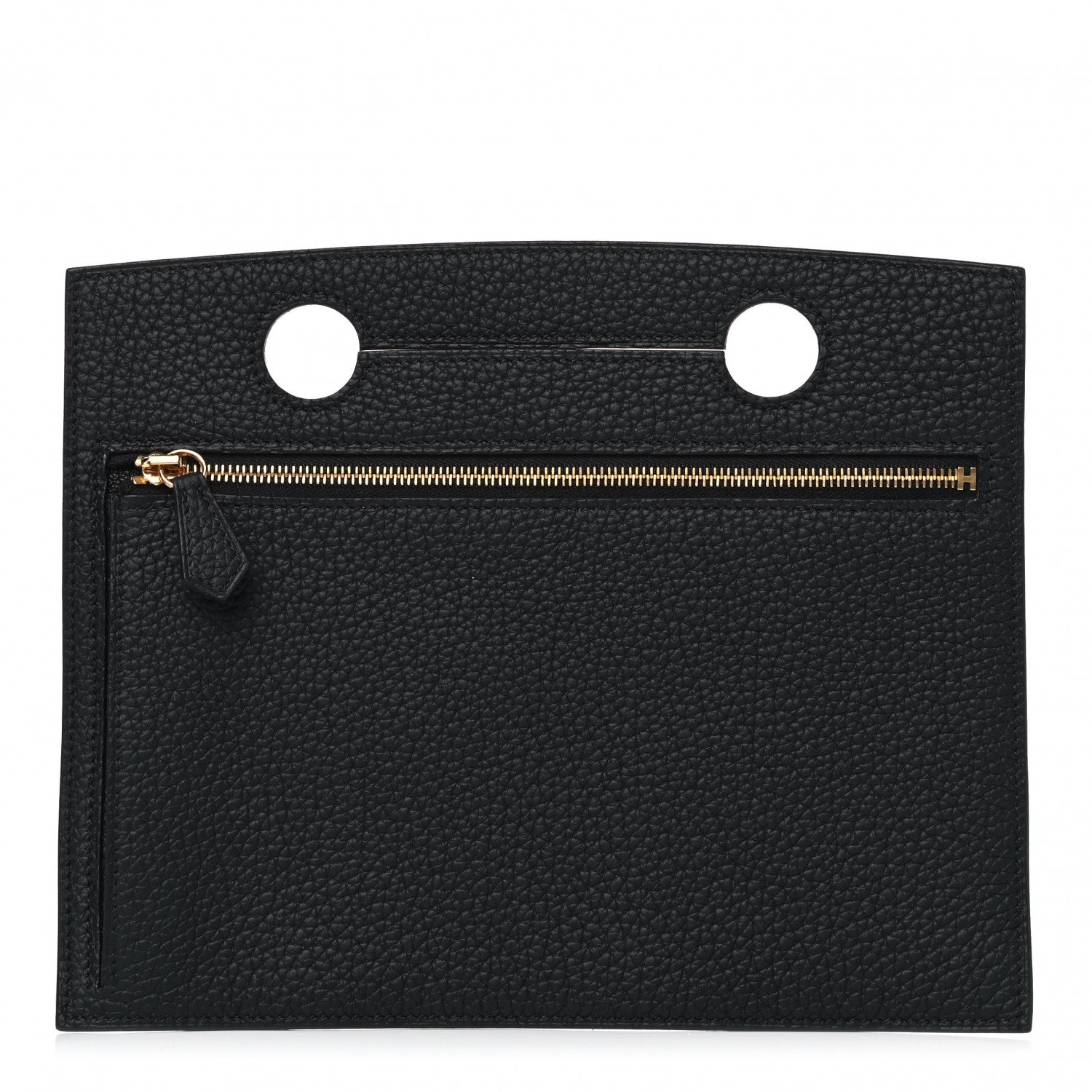 Hermes Togo Backpocket Pouch 30 Black 1 of 4
