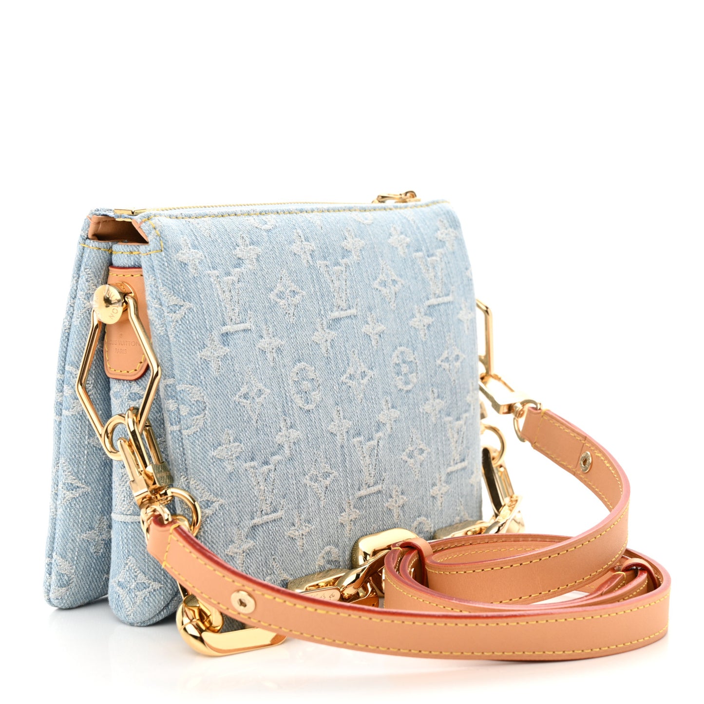 Monogram Denim Coussin BB Sky Blue