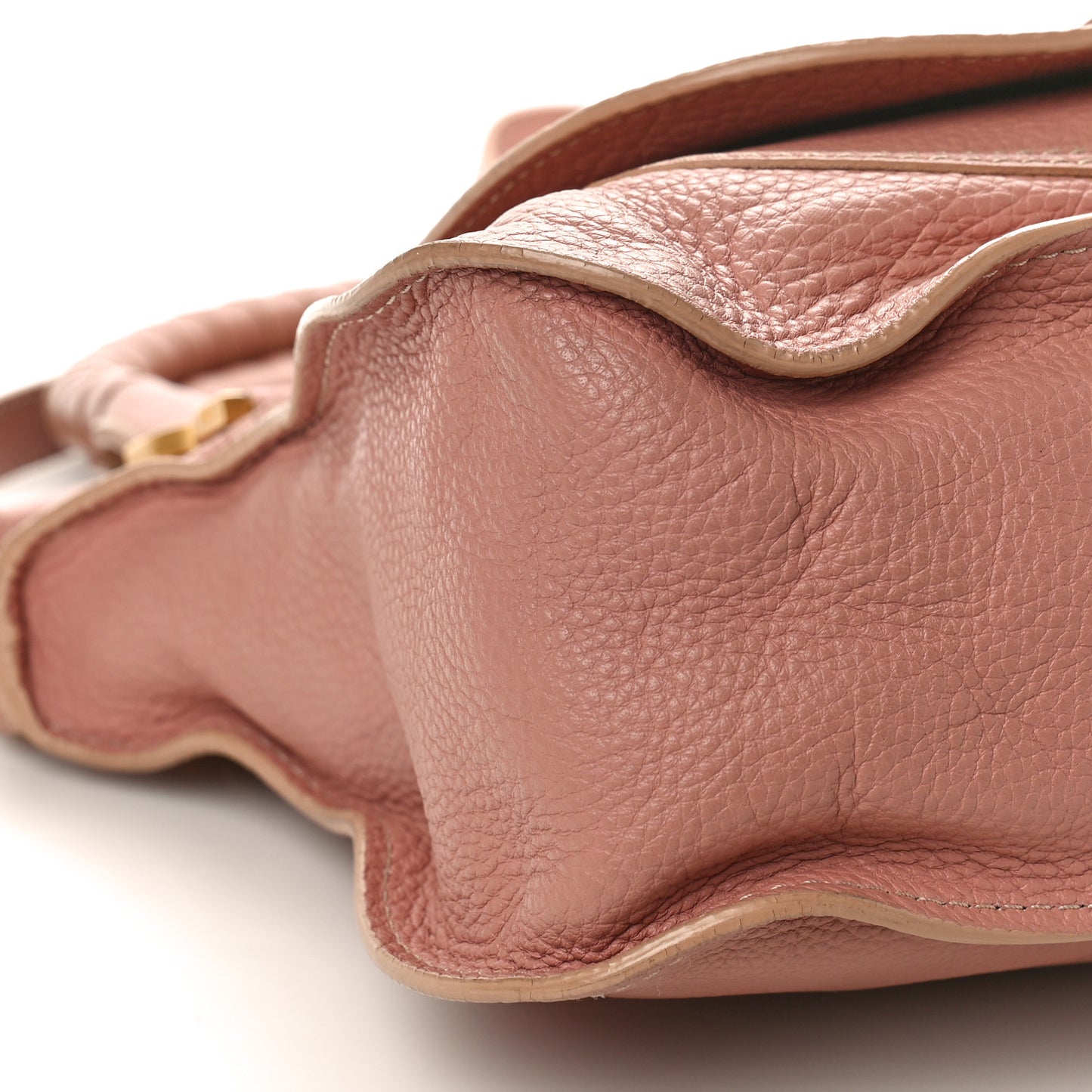 Calfskin Medium Marcie Satchel Anemone Pink