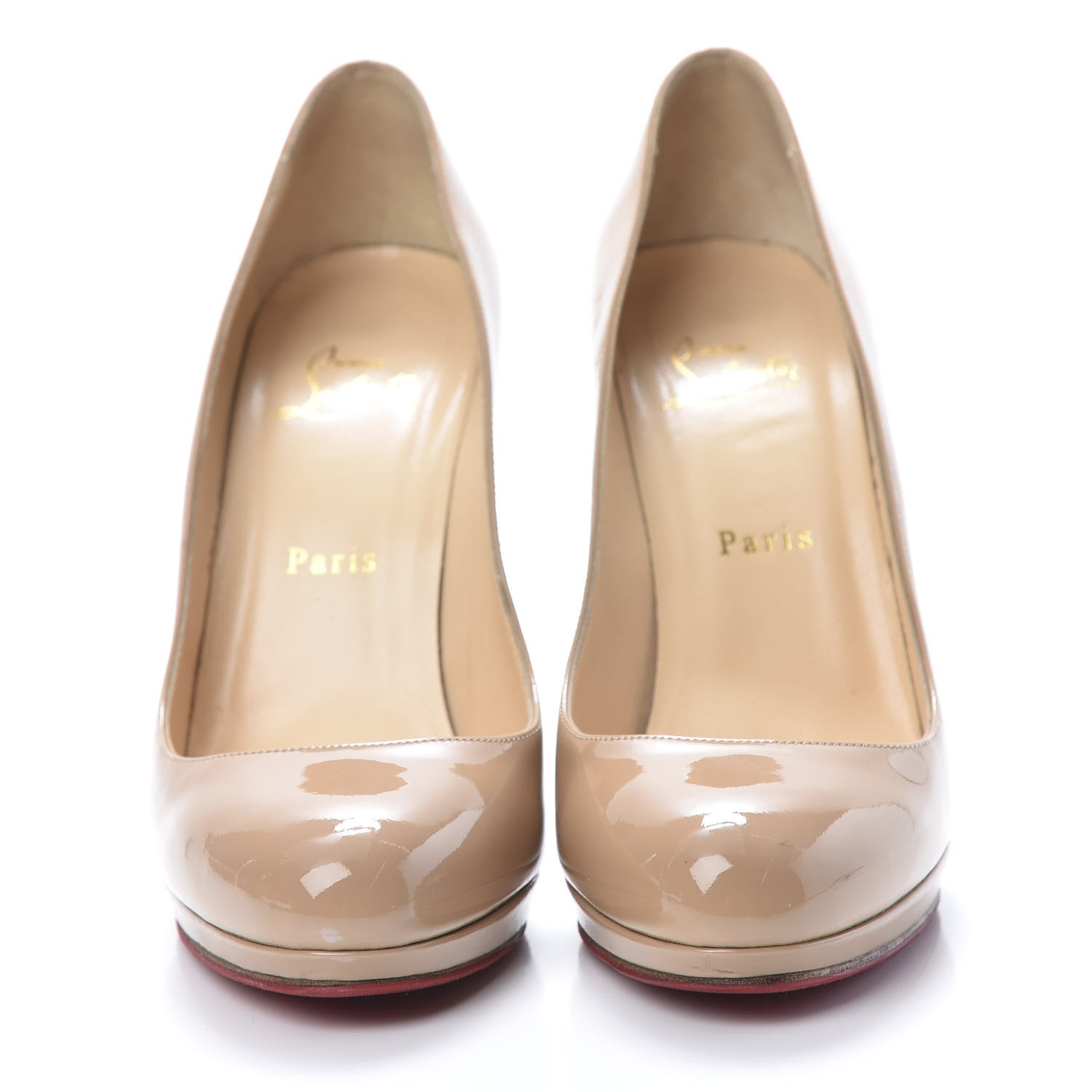 Christian Louboutin Patent Filo 120 Pumps 39 Nude 2 of 10