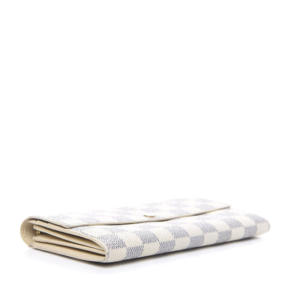Louis Vuitton Damier Azur Sarah Wallet 3 of 12