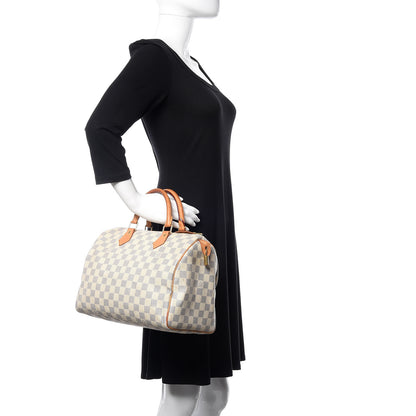 Louis Vuitton Damier Azur Speedy 30 2 of 22