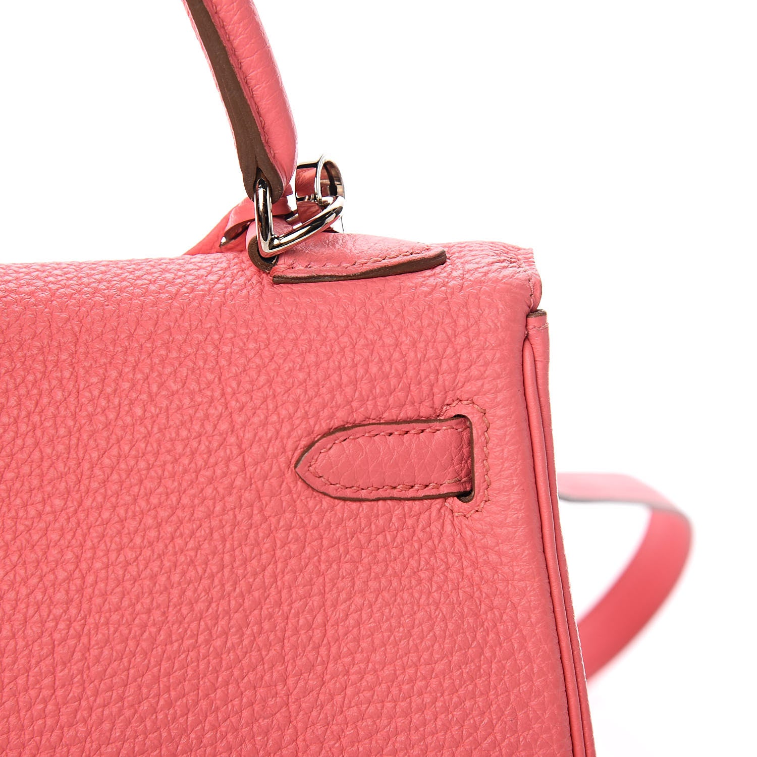 Hermes Togo Kelly Retourne 25 Rose Lipstick 29 of 33
