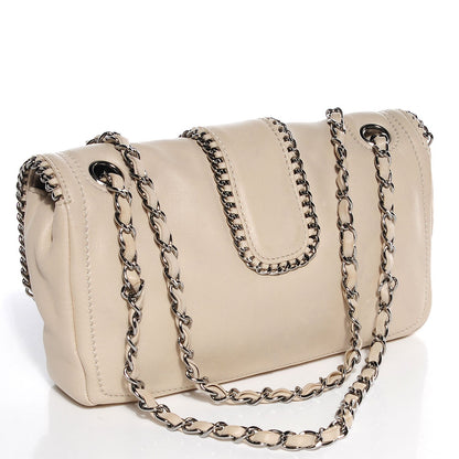 Chanel Lambskin Medium Madison Flap White 4 of 15