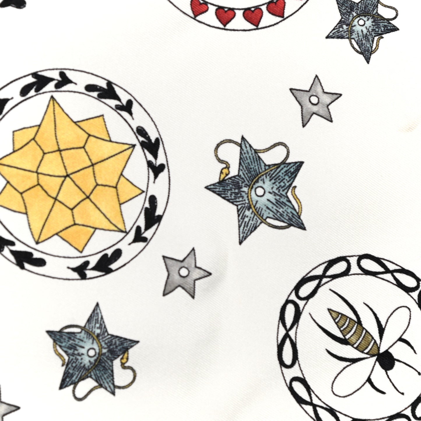 Silk Le Soleil Tarot Square Scarf
