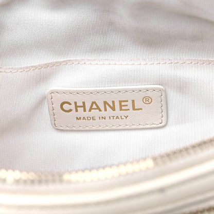 Chanel Aged Calfskin Quilted Waist Belt Bag White 6 of 15