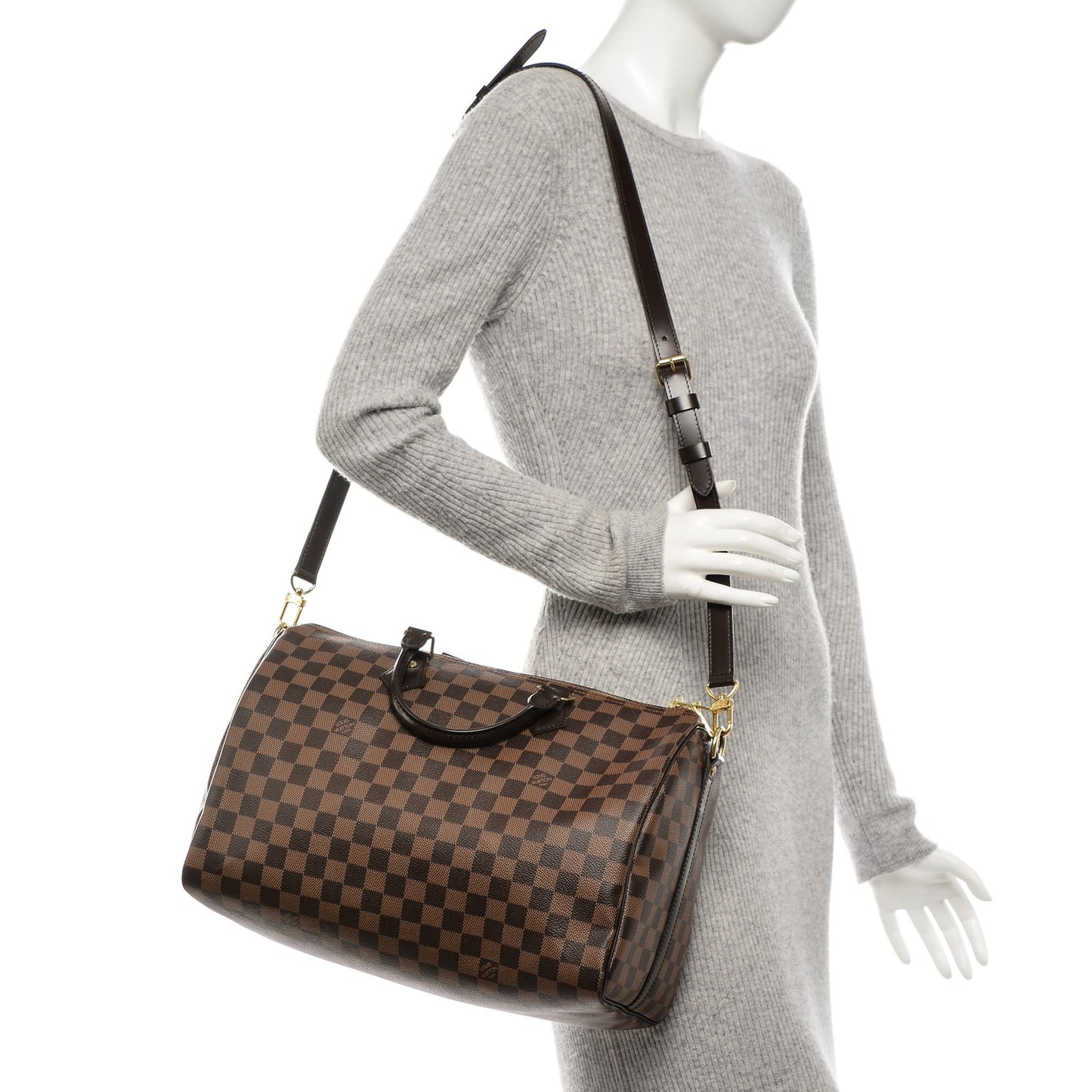 Damier Ebene Speedy Bandouliere 35