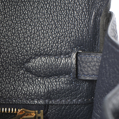 Hermes Togo Birkin 25 Bleu Nuit 12 of 35