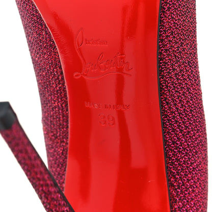 Christian Louboutin Glitter So Kate Dragonfly 120 Pumps 39 Cassis 6 of 8