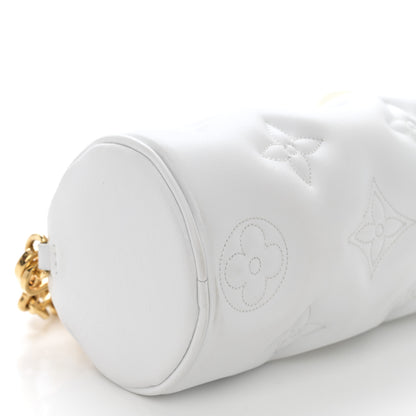 Louis Vuitton Calfskin Bubblegram Papillon BB Snow White 8 of 15